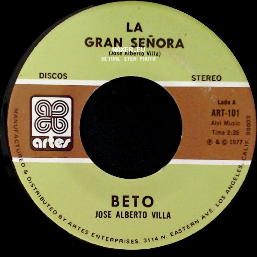 Beto - La Gran Señora / Por Las Noches side A