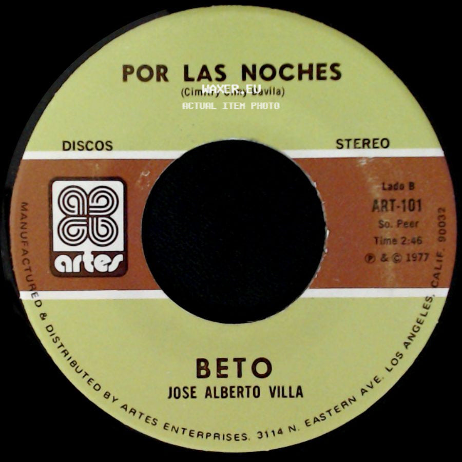 Beto Jose Alberto Villa / Beto - La Gran Señora / Por Las Noches side B