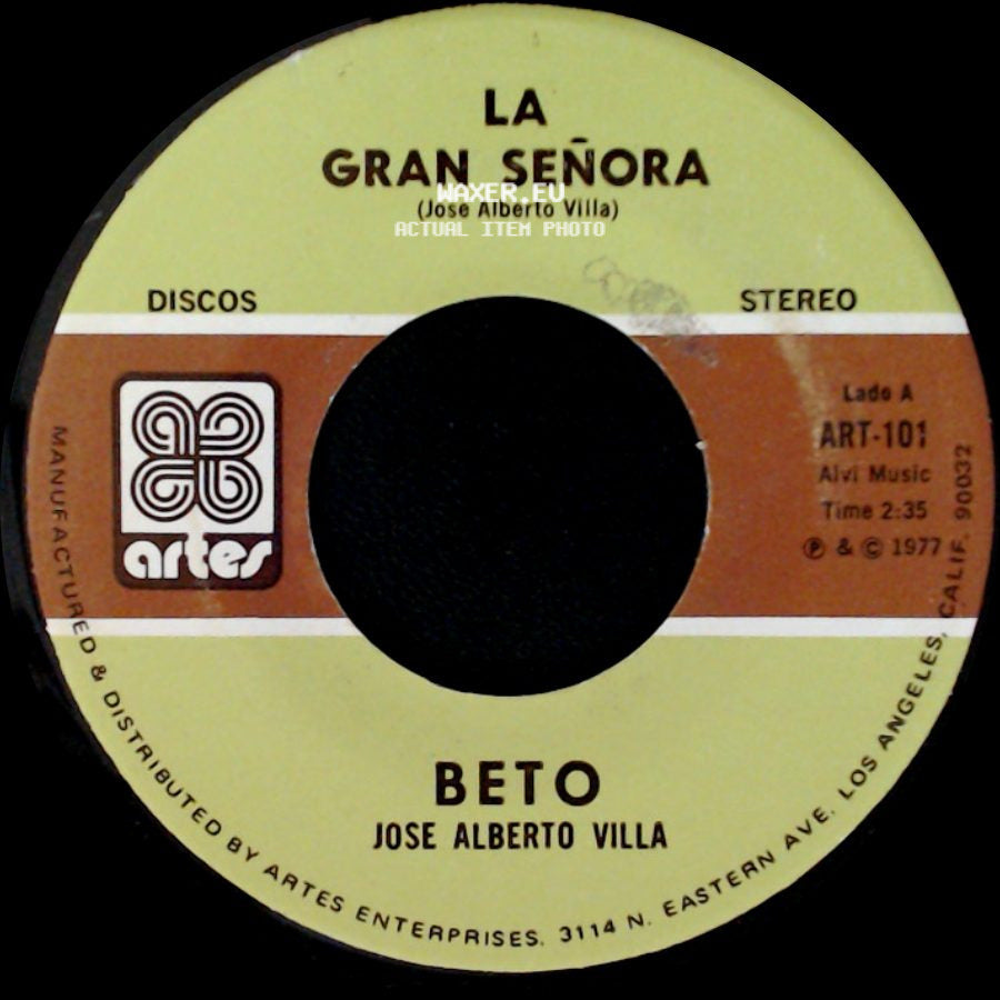 Beto - La Gran Señora / Por Las Noches side A