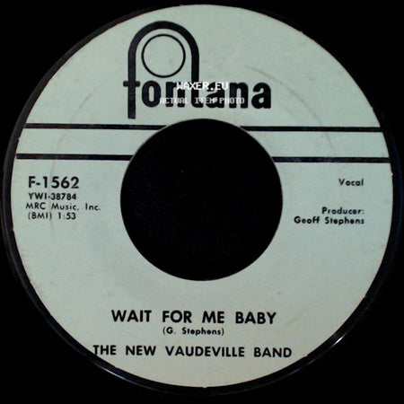 The New Vaudeville Band - Winchester Cathedral / Wait For Me Baby side B