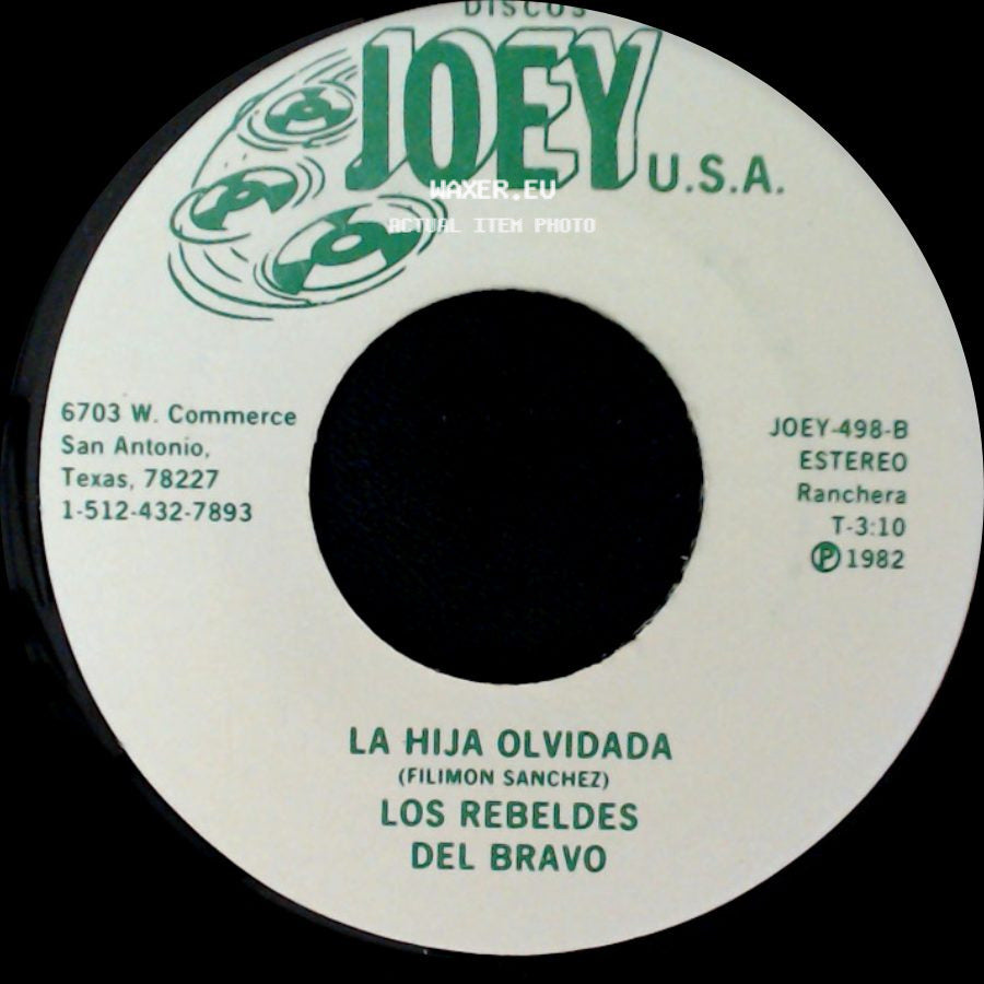 Dario Ibarra / Los Rebeldes Del Bravo - Los Rebeldes Del Bravo / La Hija Olvidada side B