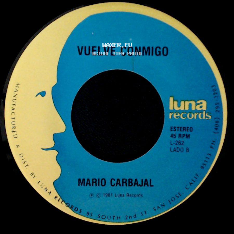 Mario Carbajal - Eres Tu / Vuelve Conmigo side B