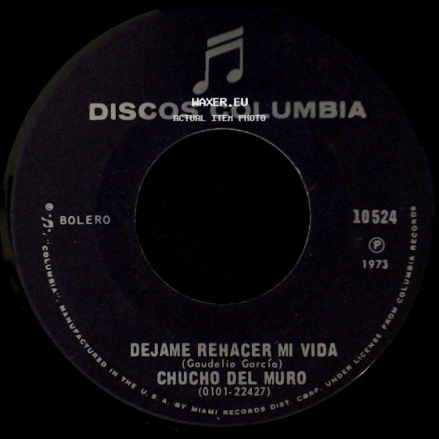 Chucho Del Muro - Dejame Rehacer Mi Vida / Se Renta Una Vivienda side A