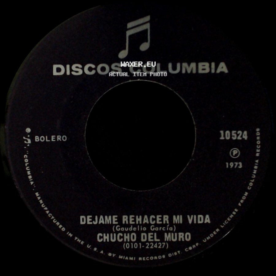 Chucho Del Muro - Dejame Rehacer Mi Vida / Se Renta Una Vivienda side A