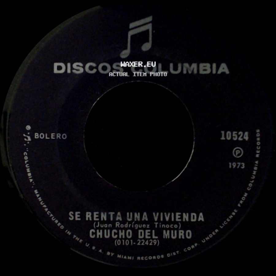 Chucho Del Muro - Dejame Rehacer Mi Vida / Se Renta Una Vivienda side B