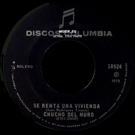 Chucho Del Muro - Dejame Rehacer Mi Vida / Se Renta Una Vivienda side B