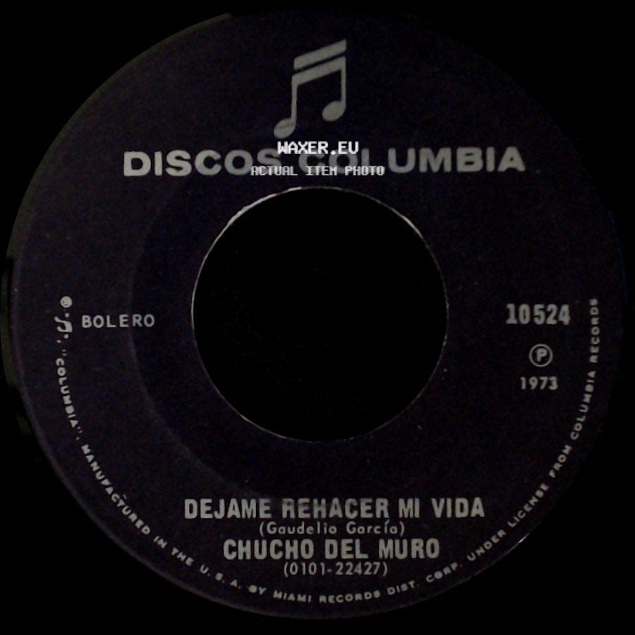 Chucho Del Muro - Dejame Rehacer Mi Vida / Se Renta Una Vivienda side A