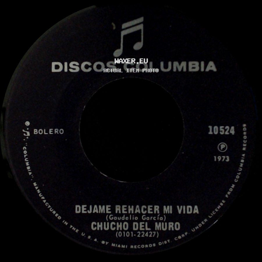 Chucho Del Muro - Dejame Rehacer Mi Vida / Se Renta Una Vivienda side A