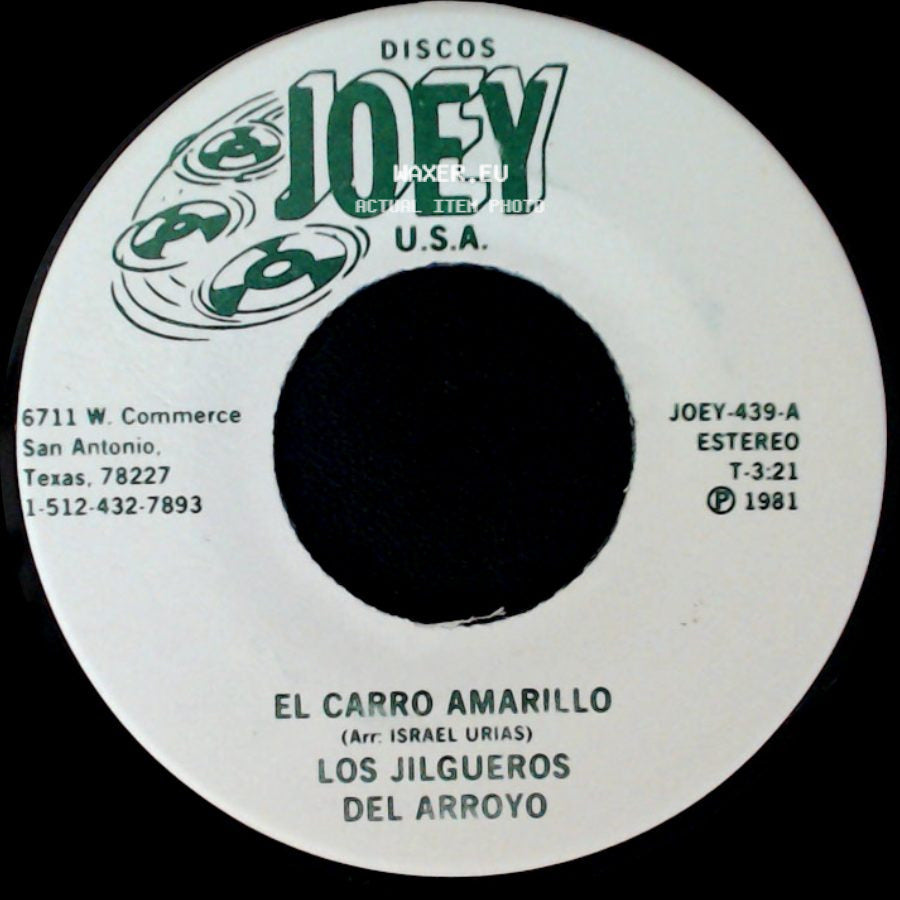 Los Jilgueros Del Arroyo - Durango Durango (Dar) / El Carro Amarillo side B