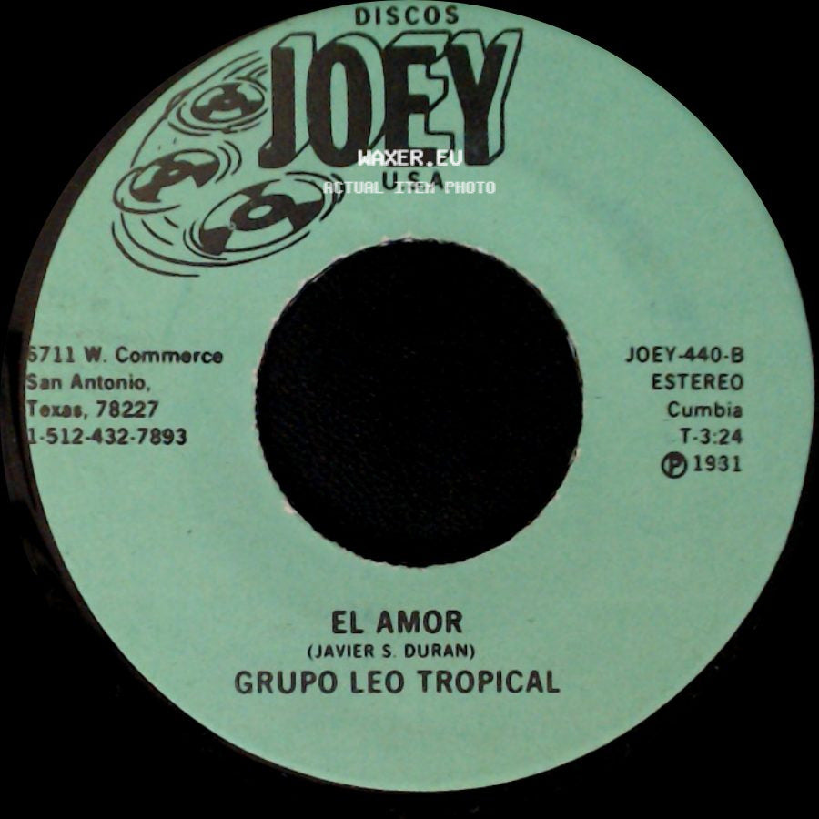 Grupo Leo Tropical - El Amor / Triste Solo side A