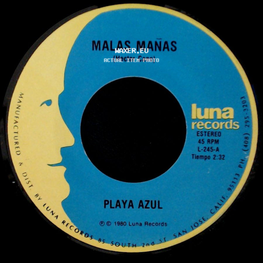 Playa Azul - Malas Mañas / Morenita Encantadora side A
