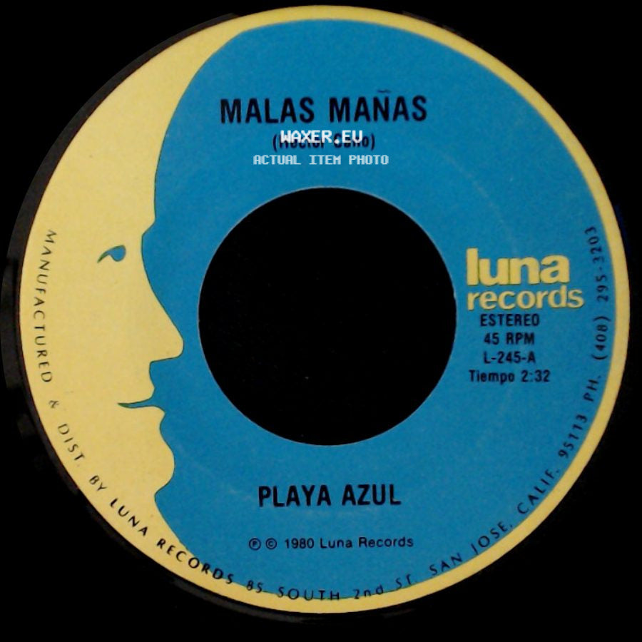 Playa Azul - Malas Mañas / Morenita Encantadora side A