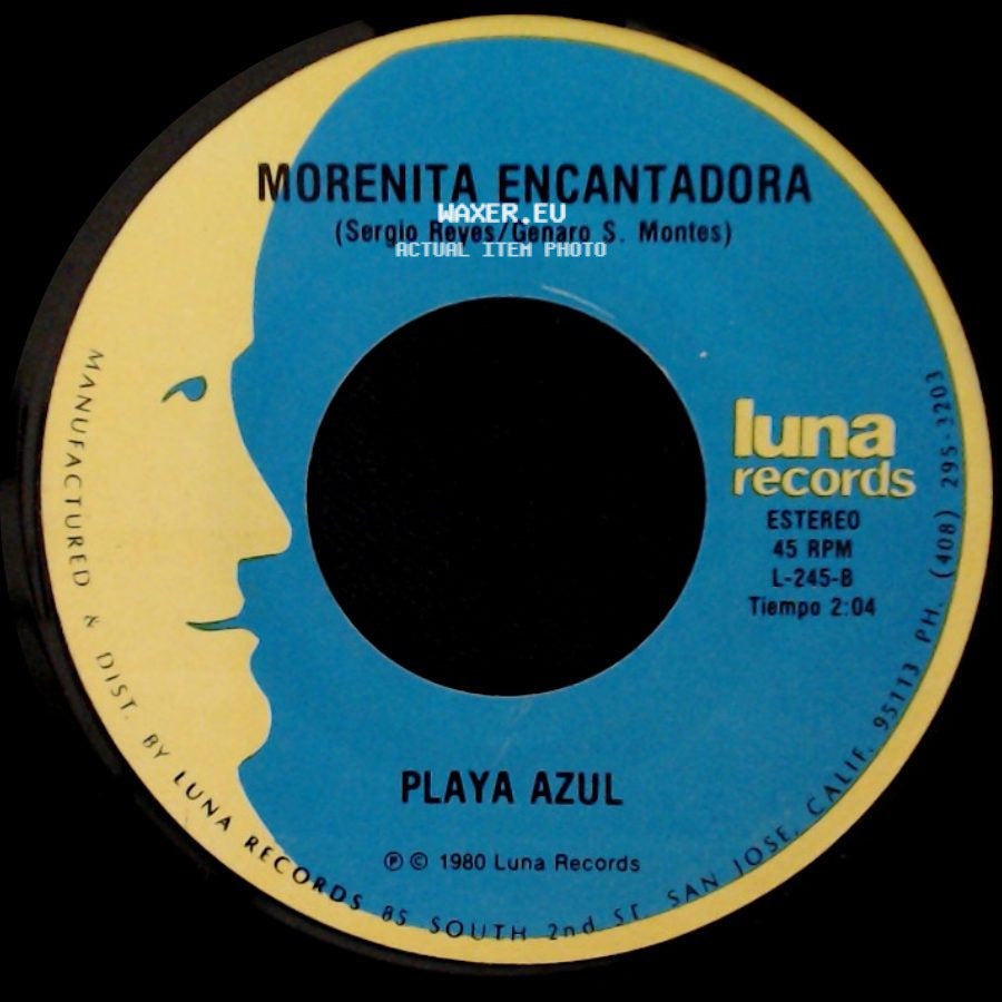 Playa Azul - Malas Mañas / Morenita Encantadora side B