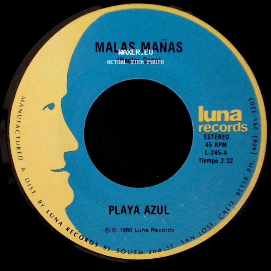Playa Azul - Malas Mañas / Morenita Encantadora side A