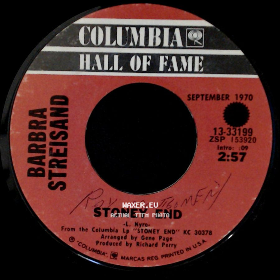 Barbra Streisand - Time And Love / Stoney End side B