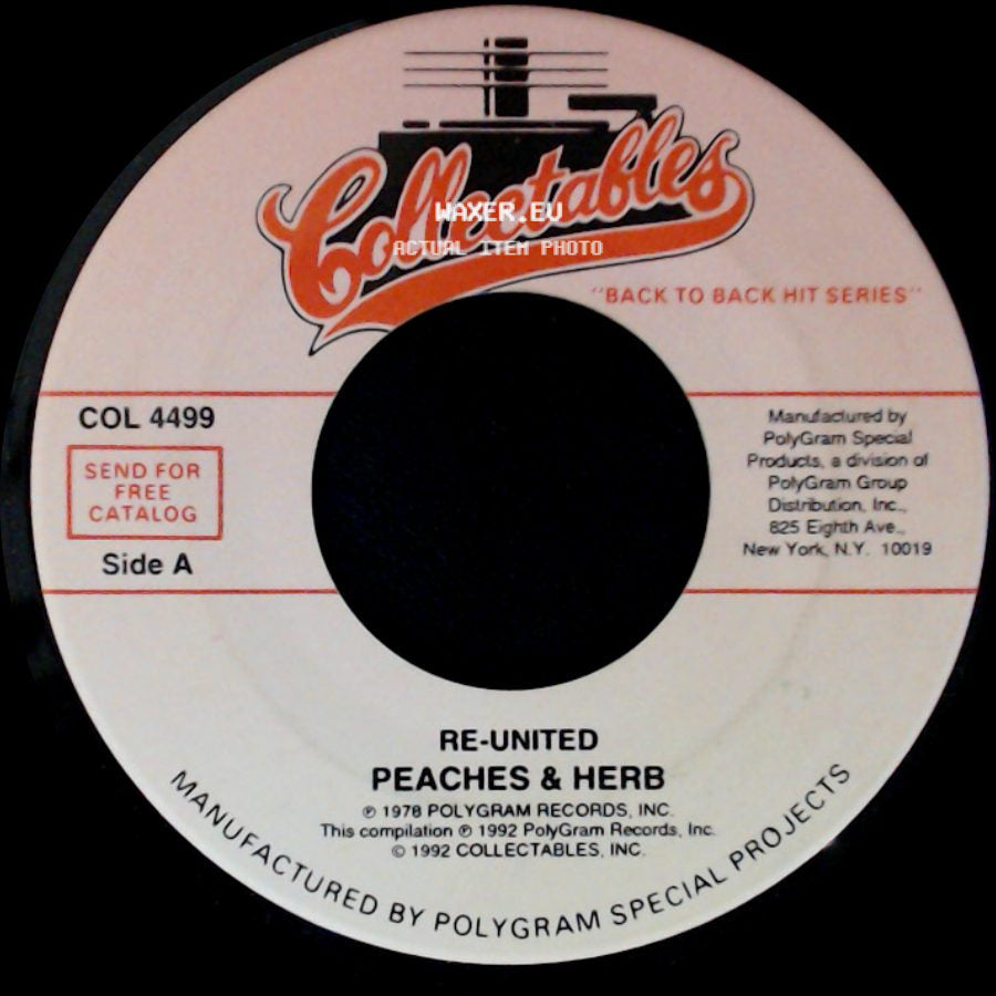 Peaches & Herb - Re-United / Shake Your Groove Thing side A