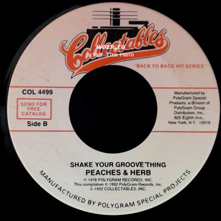 Peaches & Herb - Re-United / Shake Your Groove Thing side B