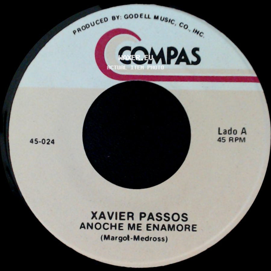 Xavier Passos - Anoche Me Enamore / Año Nuevo Vida Nueva side A