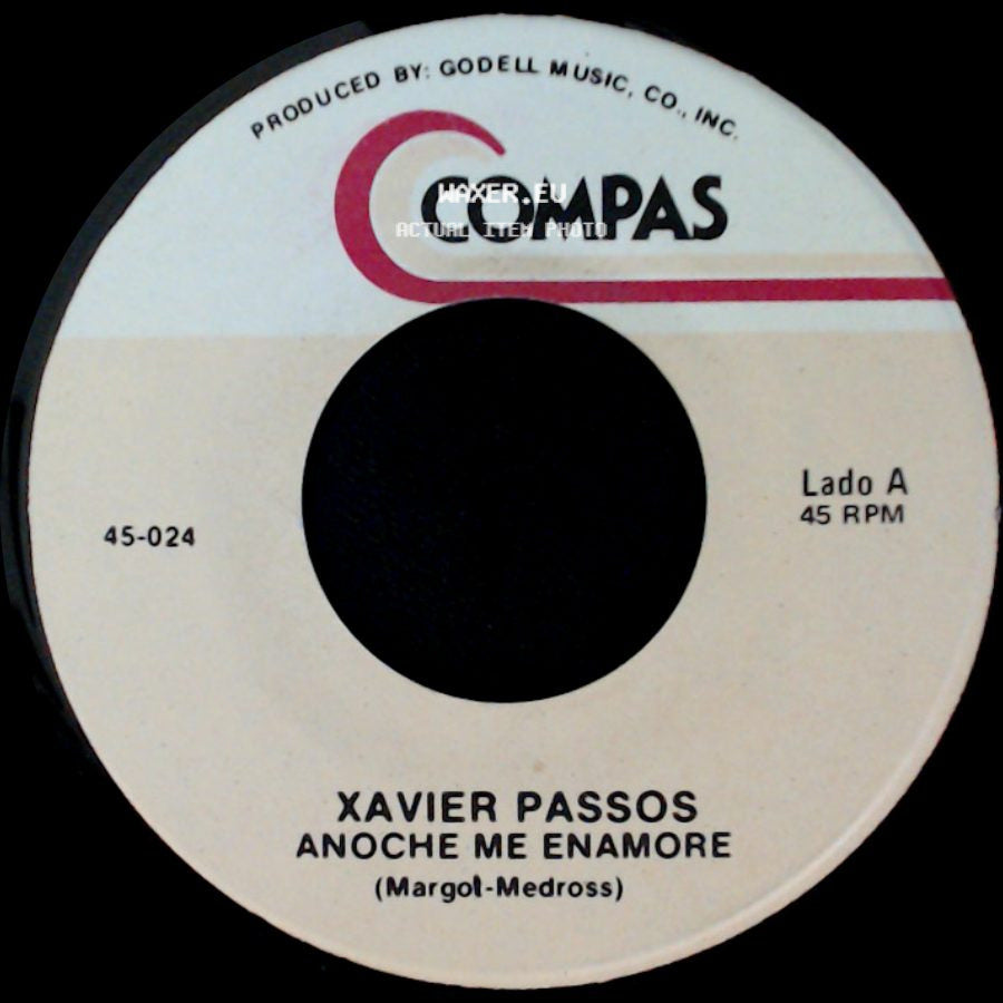 Xavier Passos - Anoche Me Enamore / Año Nuevo Vida Nueva side A