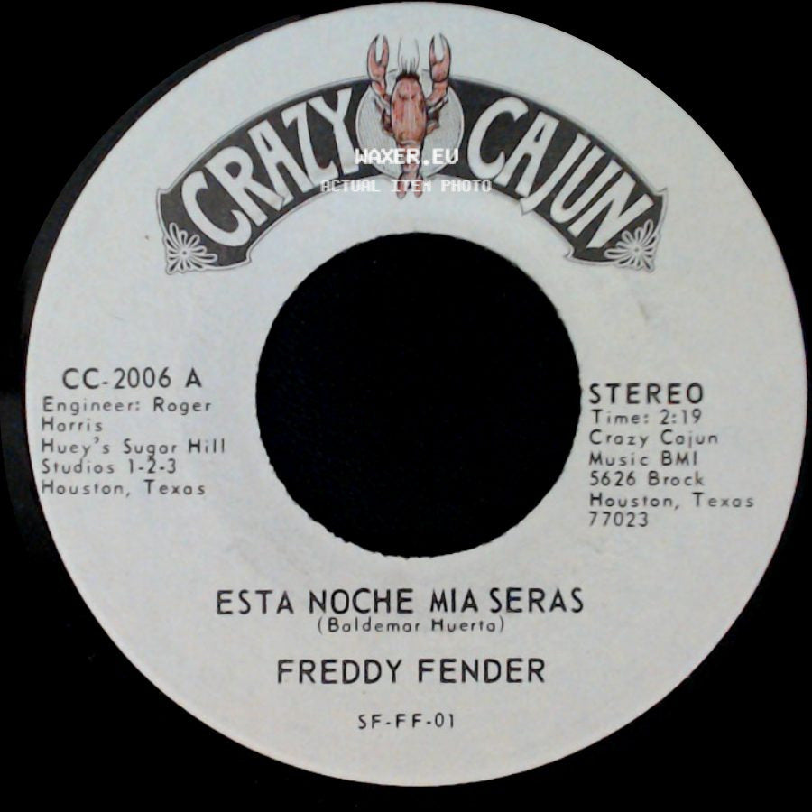Freddy Fender - Esta Noche Mia Seras / Vivo En Un Sueño side A