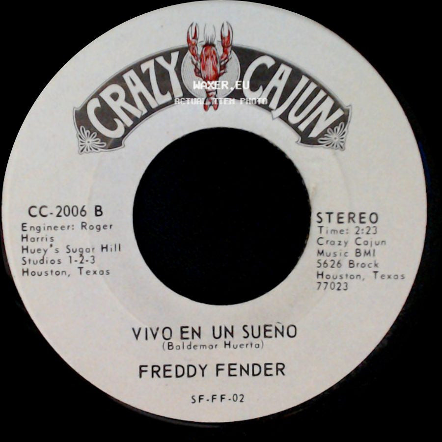 Freddy Fender - Esta Noche Mia Seras / Vivo En Un Sueño side B