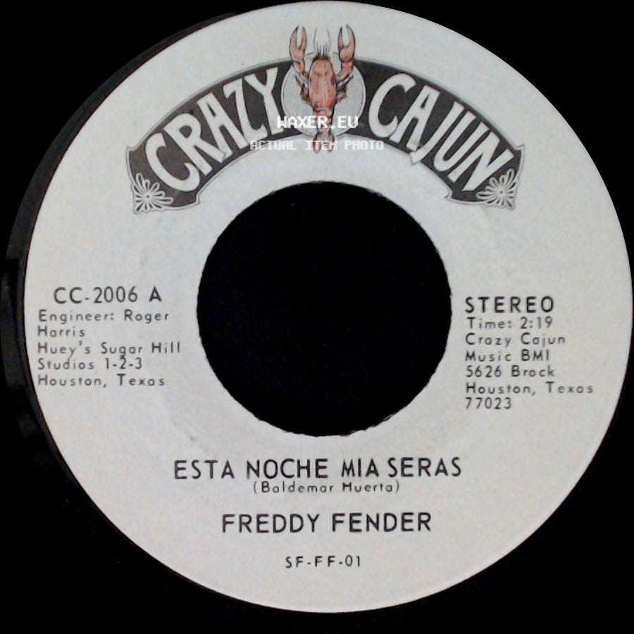 Freddy Fender - Esta Noche Mia Seras / Vivo En Un Sueño side A