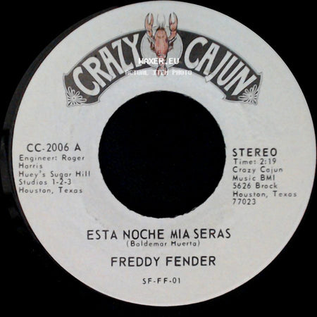 Freddy Fender - Esta Noche Mia Seras / Vivo En Un Sueño side A