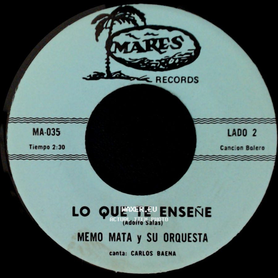 Memo Mata Y Su Orquesta - Destino ... "La Luna" / Lo Que Te Enseñe side B