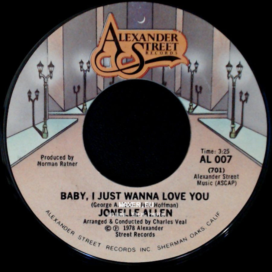 Jonelle Allen - Baby, I Just Wanna Love You / Sunday Afternoons And You side A