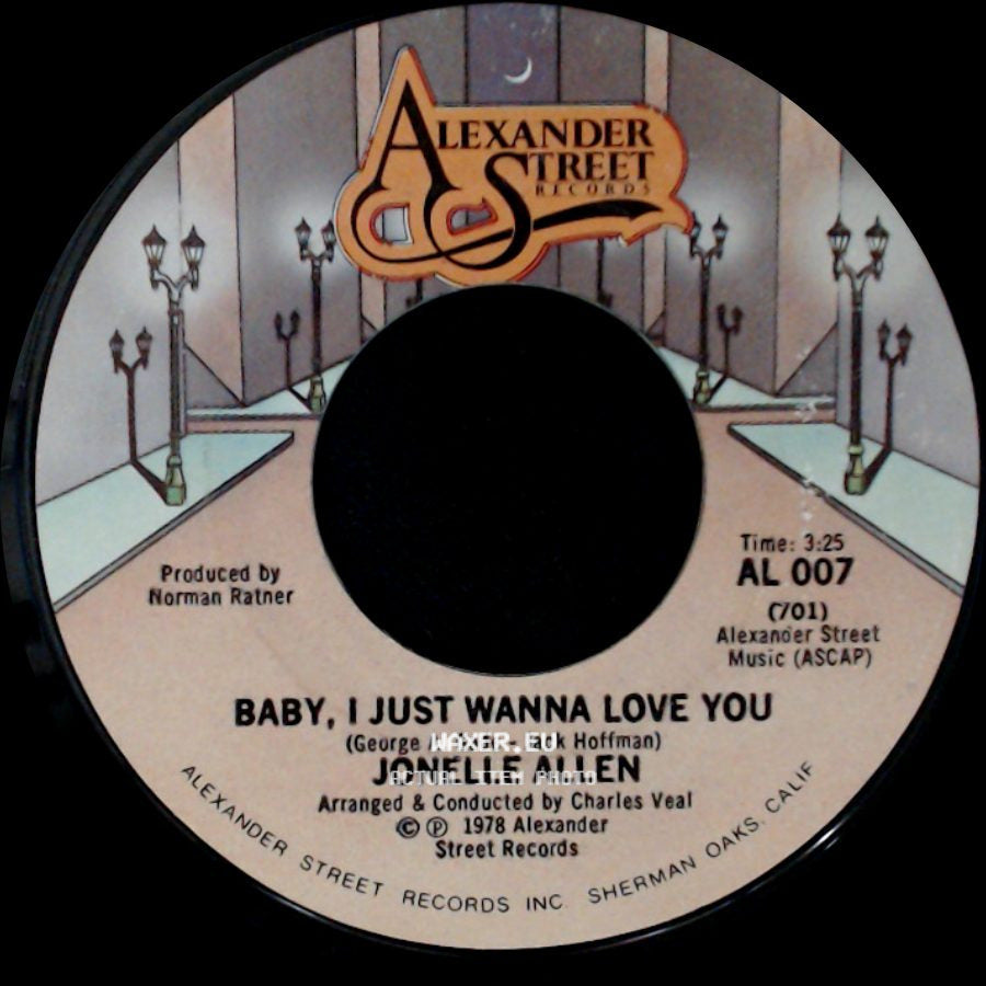 Jonelle Allen - Baby, I Just Wanna Love You / Sunday Afternoons And You side A