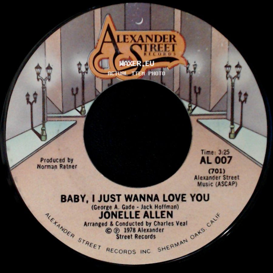 Jonelle Allen - Baby, I Just Wanna Love You / Sunday Afternoons And You side A