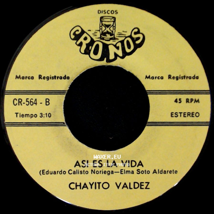 Chayito Valdez - Estamos Mejor Sin Ti / Asi Es La Vida side B