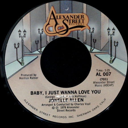Jonelle Allen - Baby, I Just Wanna Love You / Sunday Afternoons And You side A