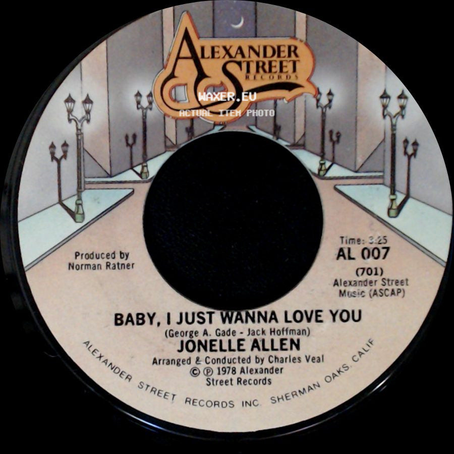 Jonelle Allen - Baby, I Just Wanna Love You / Sunday Afternoons And You side A