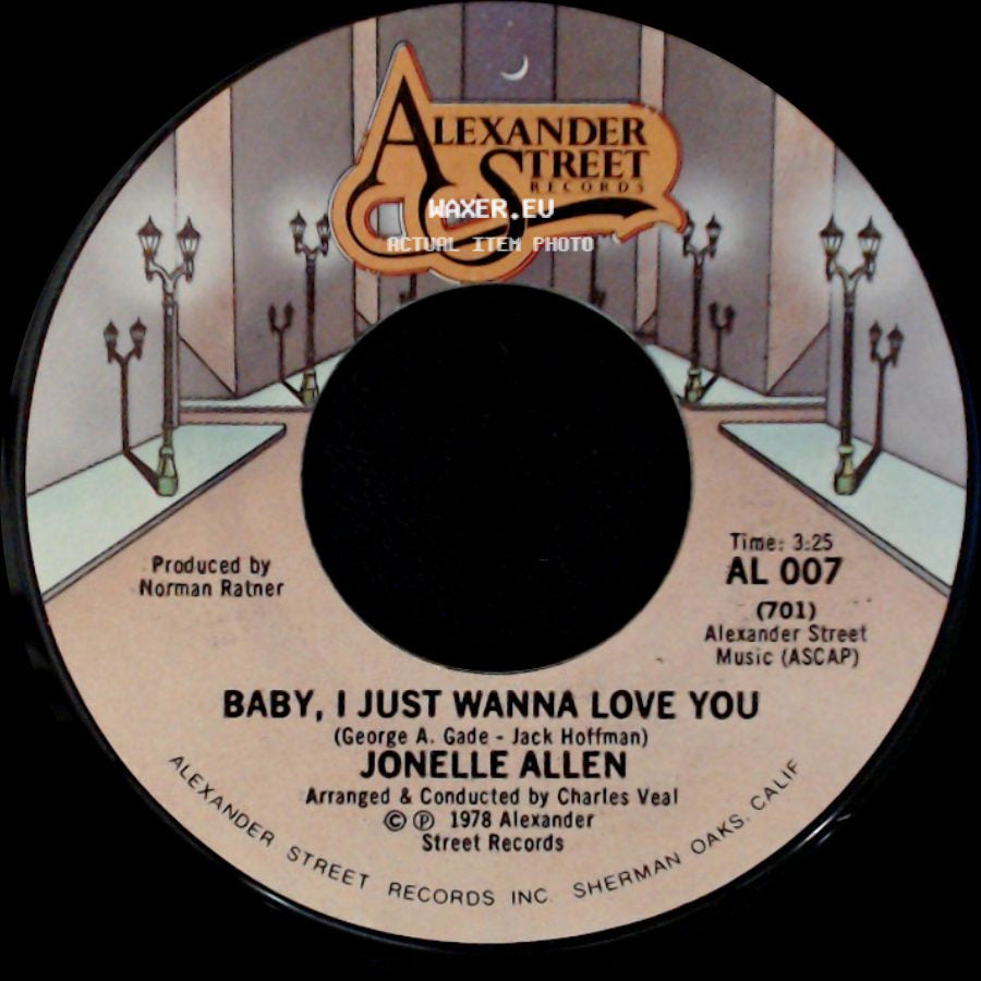 Jonelle Allen - Baby, I Just Wanna Love You / Sunday Afternoons And You side A