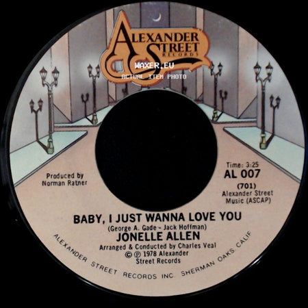 Jonelle Allen - Baby, I Just Wanna Love You / Sunday Afternoons And You side A