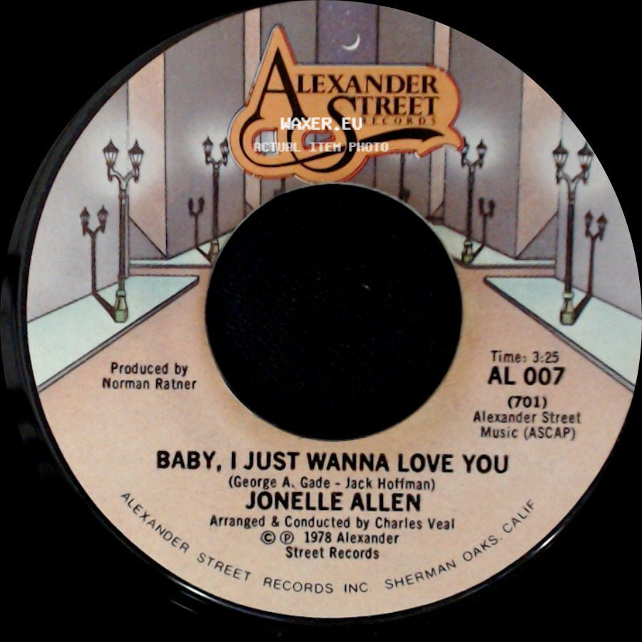 Jonelle Allen - Baby, I Just Wanna Love You / Sunday Afternoons And You side A
