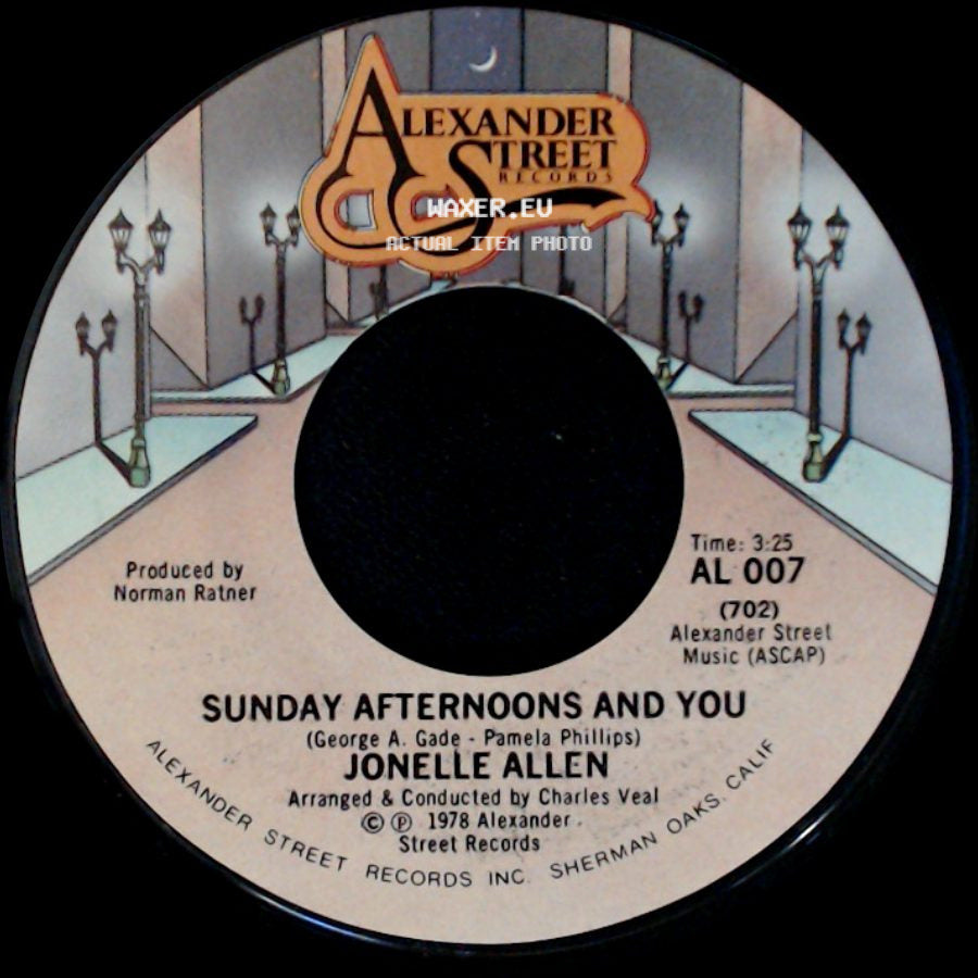 Jonelle Allen - Baby, I Just Wanna Love You / Sunday Afternoons And You side B
