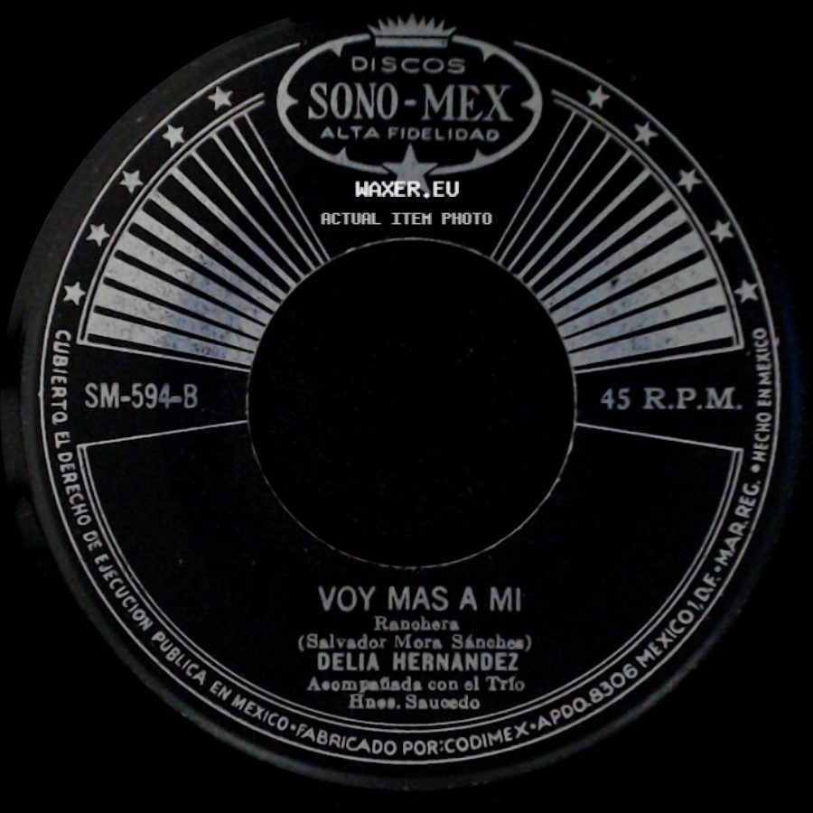 Delia Hernandez - Tu Boca Es Medida / Voy Mas A Mi side B