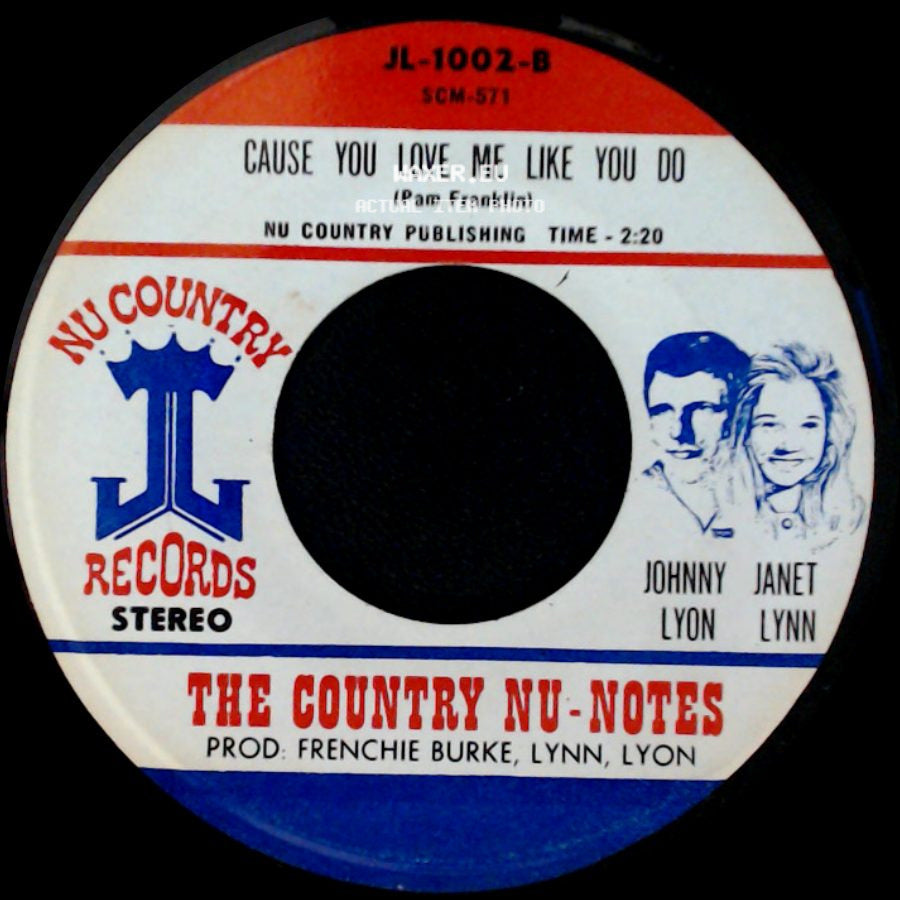 The Country Nu-Notes - Kiss And Make Up / Cause You Love Me Like You Do side B