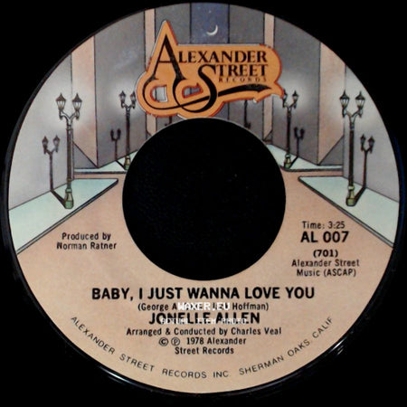 Jonelle Allen - Baby, I Just Wanna Love You / Sunday Afternoons And You side A