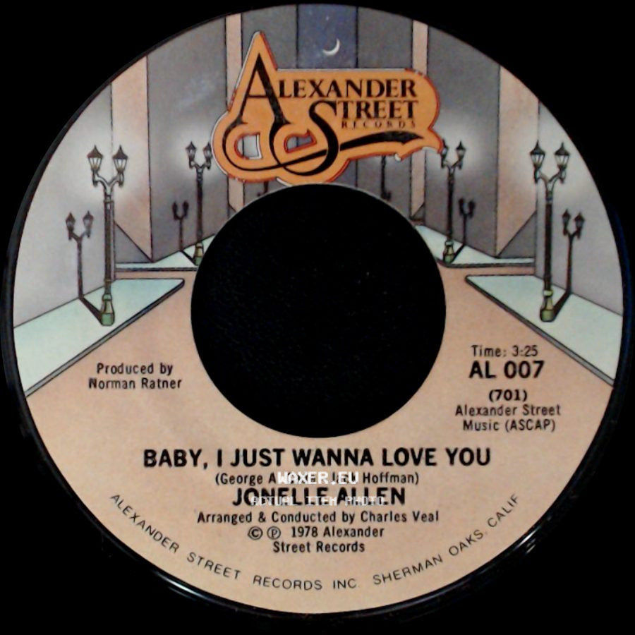 Jonelle Allen - Baby, I Just Wanna Love You / Sunday Afternoons And You side A