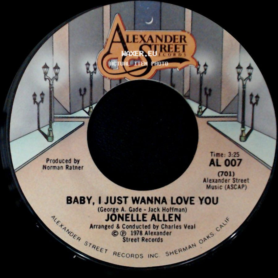 Jonelle Allen - Baby, I Just Wanna Love You / Sunday Afternoons And You side A