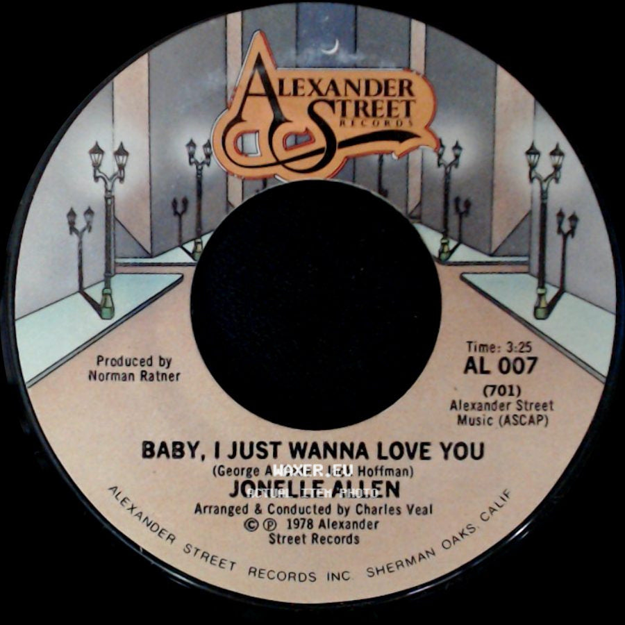 Jonelle Allen - Baby, I Just Wanna Love You / Sunday Afternoons And You side A