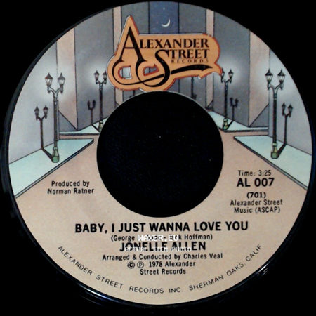 Jonelle Allen - Baby, I Just Wanna Love You / Sunday Afternoons And You side A