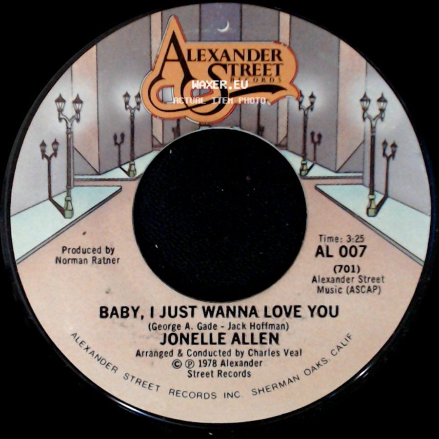 Jonelle Allen - Baby, I Just Wanna Love You / Sunday Afternoons And You side A