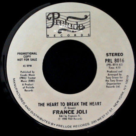 France Joli - The Heart To Break The Heart / Feel Like Dancing side A