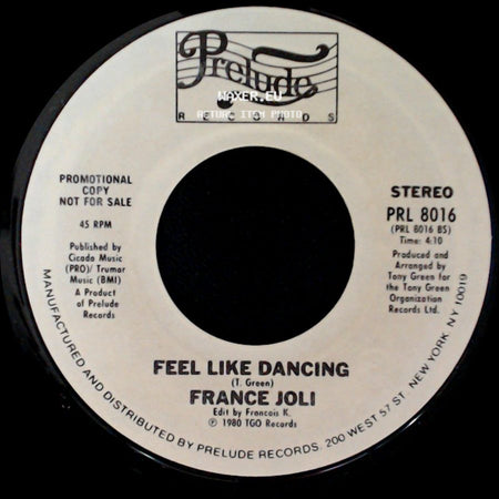 France Joli - The Heart To Break The Heart / Feel Like Dancing side B