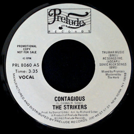 The Strikers - Contagious / Contagious side B