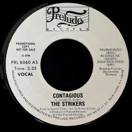 The Strikers - Contagious / Contagious side B